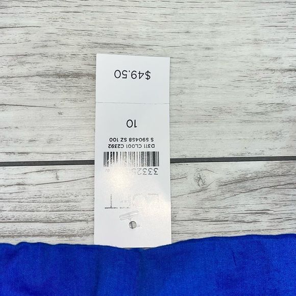 LOFT Blue Top Size 10 NWT - Picture 2 of 5